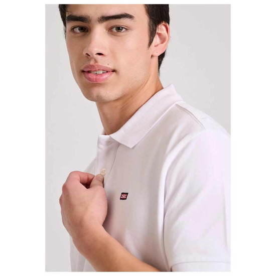 Funky Buddha Ανδρική κοντομάνικη μπλούζα polo